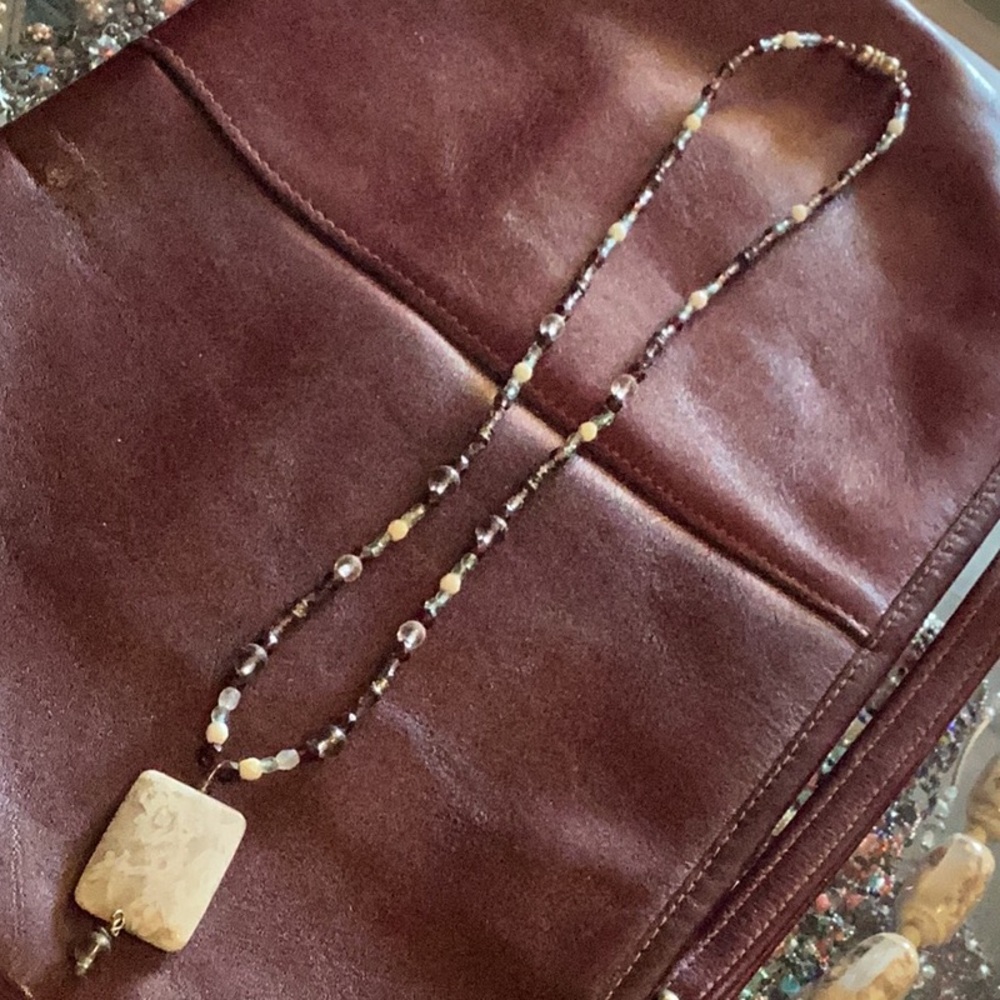 Handmade beaded necklace new